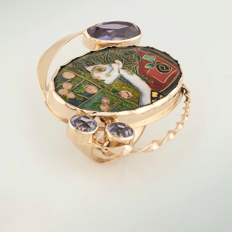 КОЛЬЦО "РОЗОВЫЕ РОЗЫ"