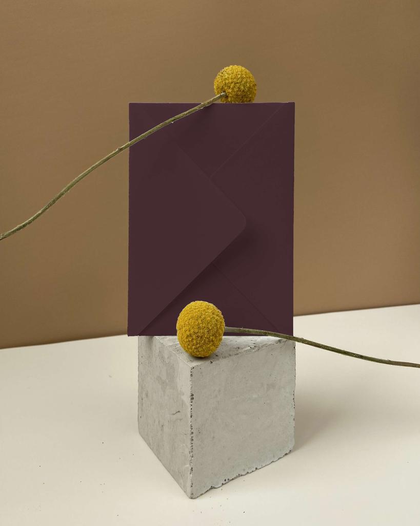 Конверт Бордовый