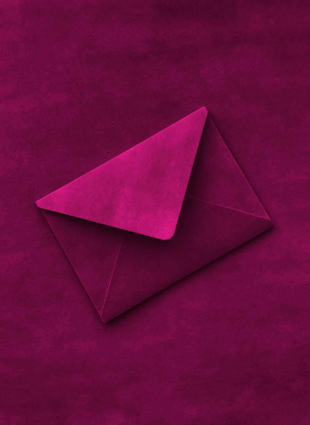 Конверт бархатный фуксия