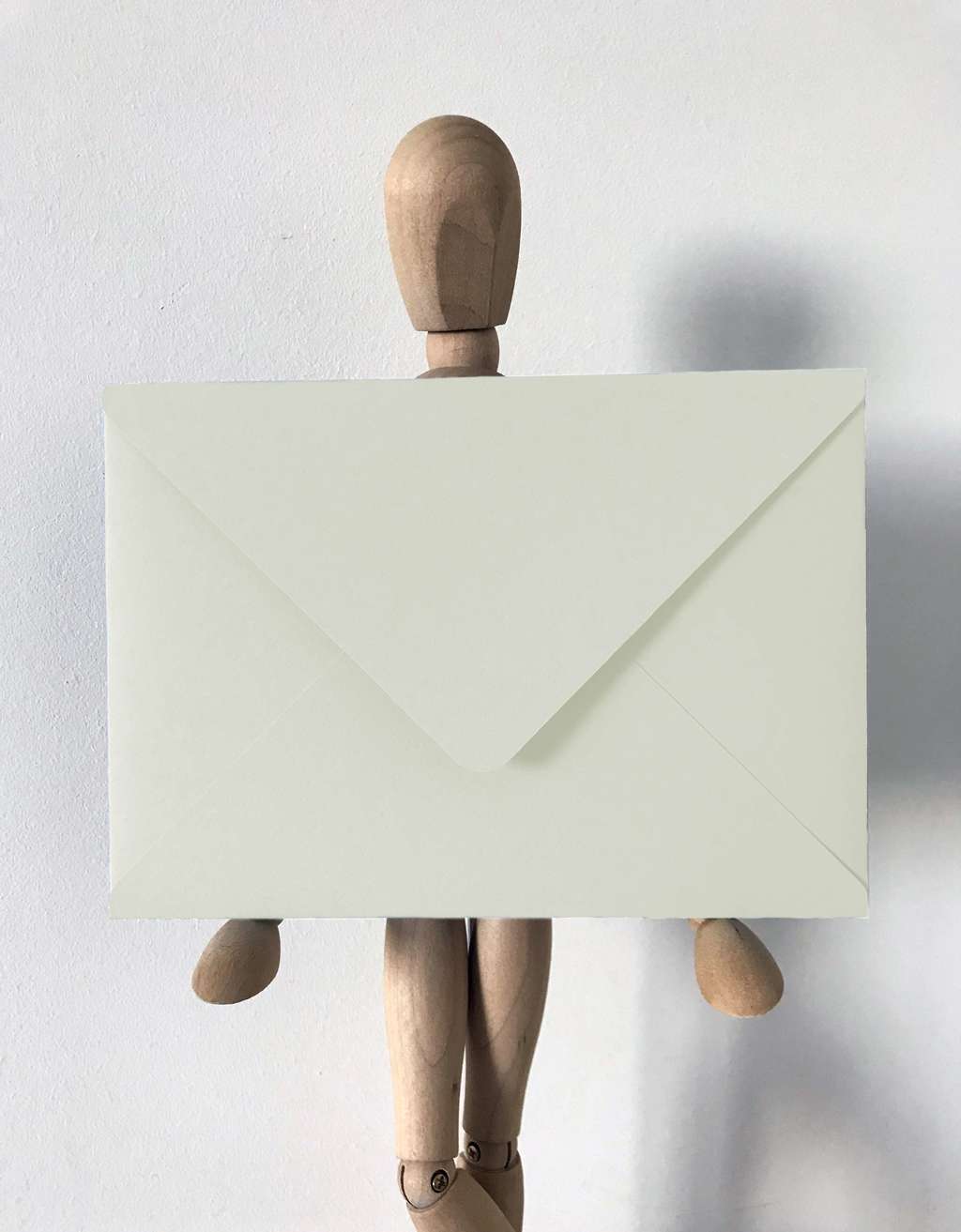 Конверт зеленая пастель