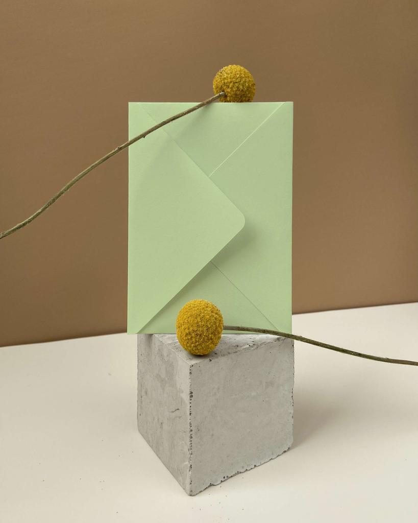 Конверт Фисташковый