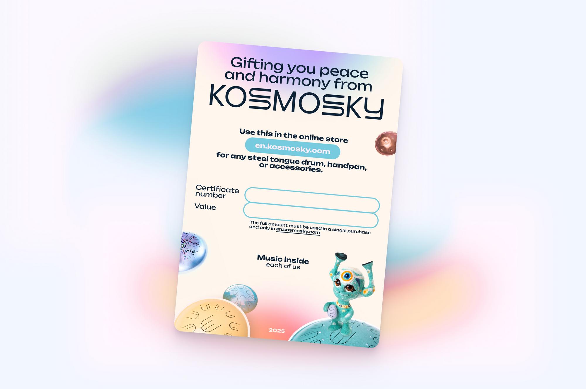 Gift certificate (digital)