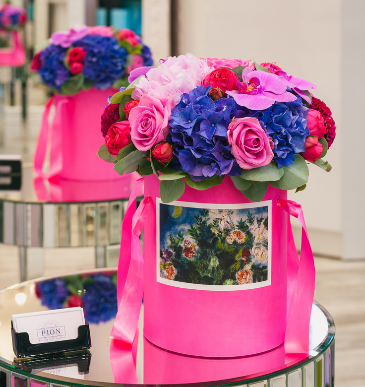 "Букет цветов" по мотивам Марка Шагала