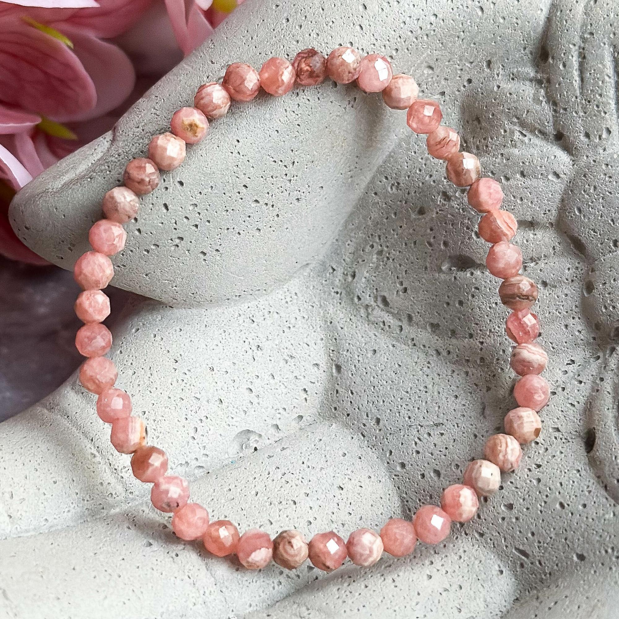 Браслет Ограненный Родохрозит