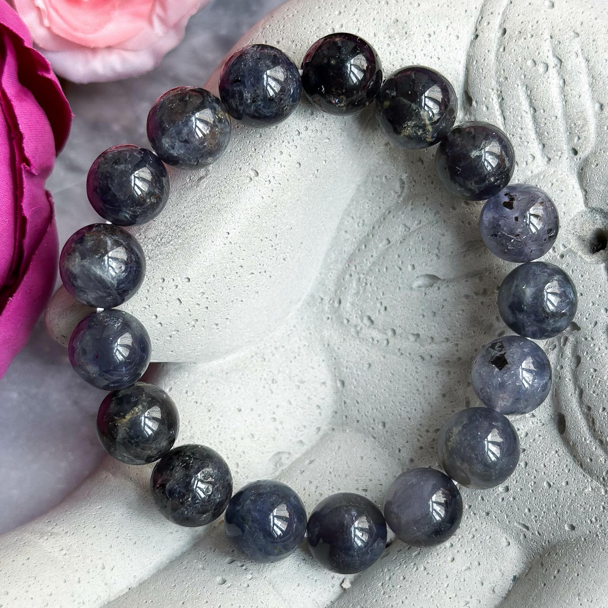 Браслет Иолит (Кордиерит) XXL