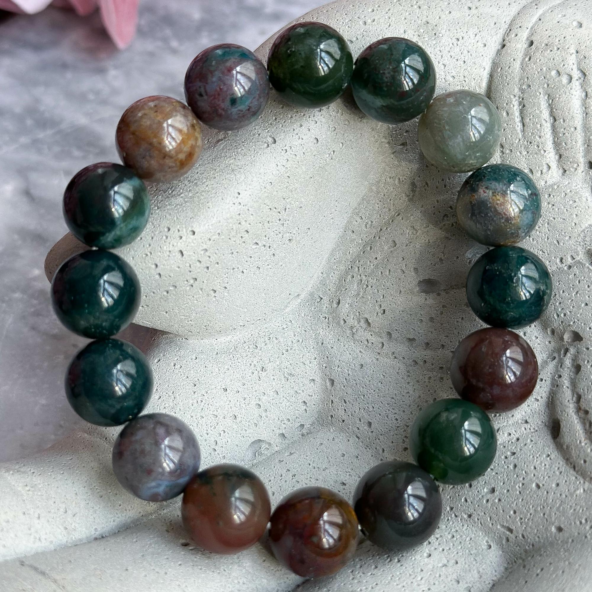 Браслет Индийский Агат XXL