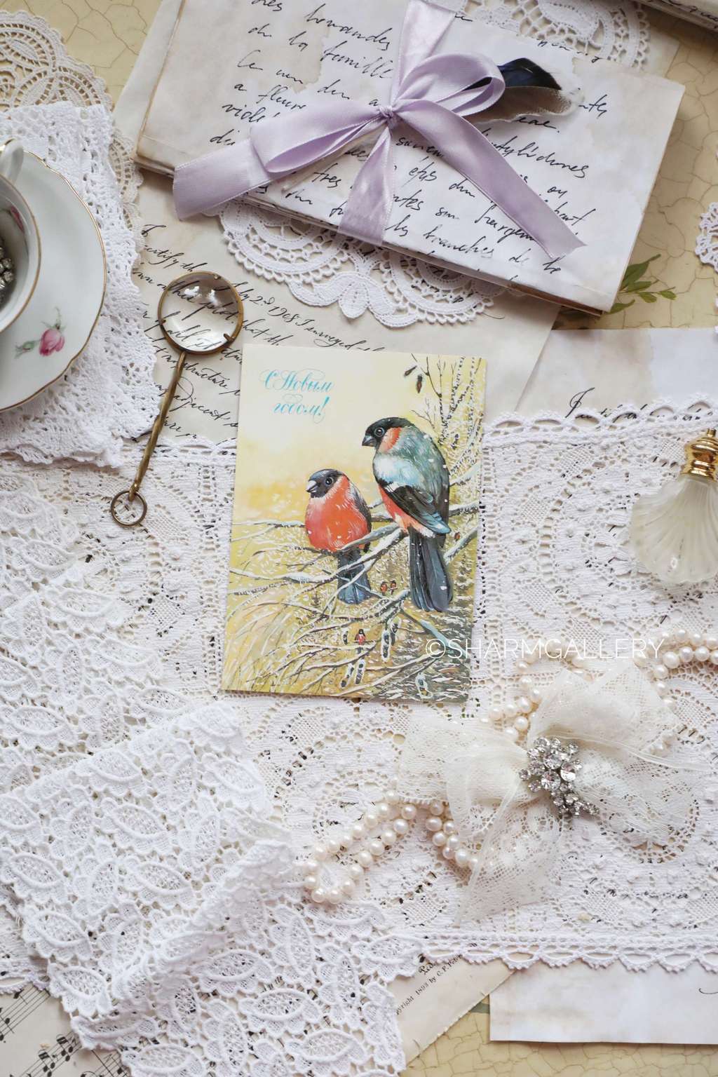 Винтажная открытка №87. "С Новым Годом!". СССР. Худ-к Т.Панченко 1986г. Чистая.