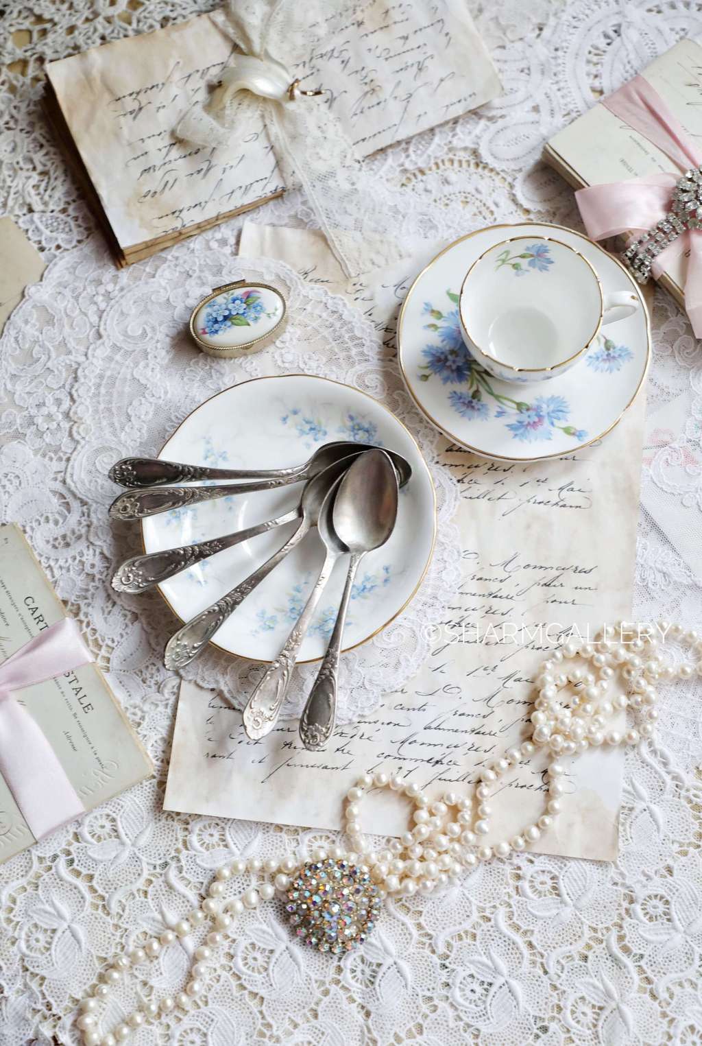 Мельхиоровые чайные ложки. Набор №29 в коробке. CCCP, ЗИШ.