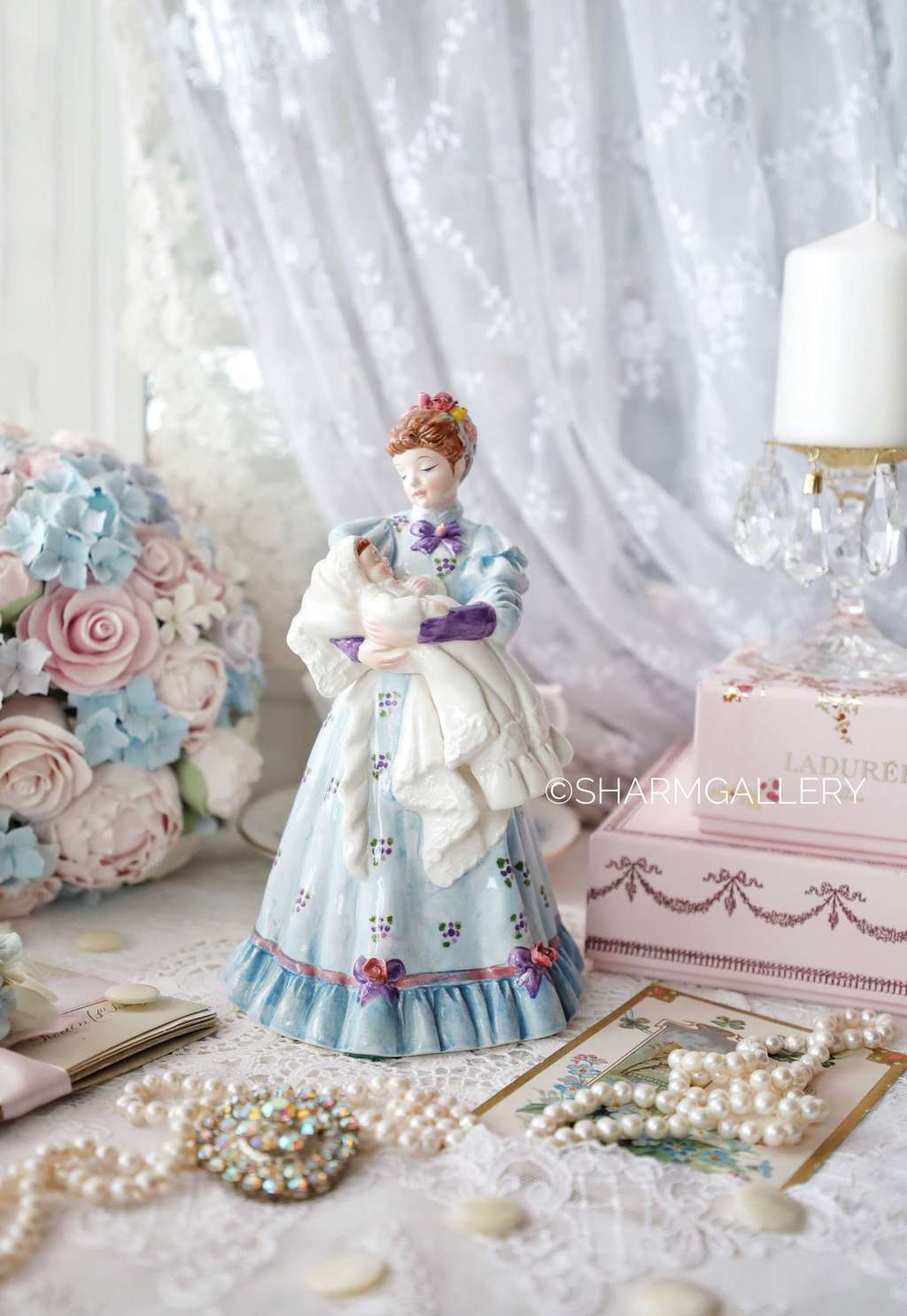 Статуэтка Дама с ребенком, Ekaterina Collection, 1990гг.