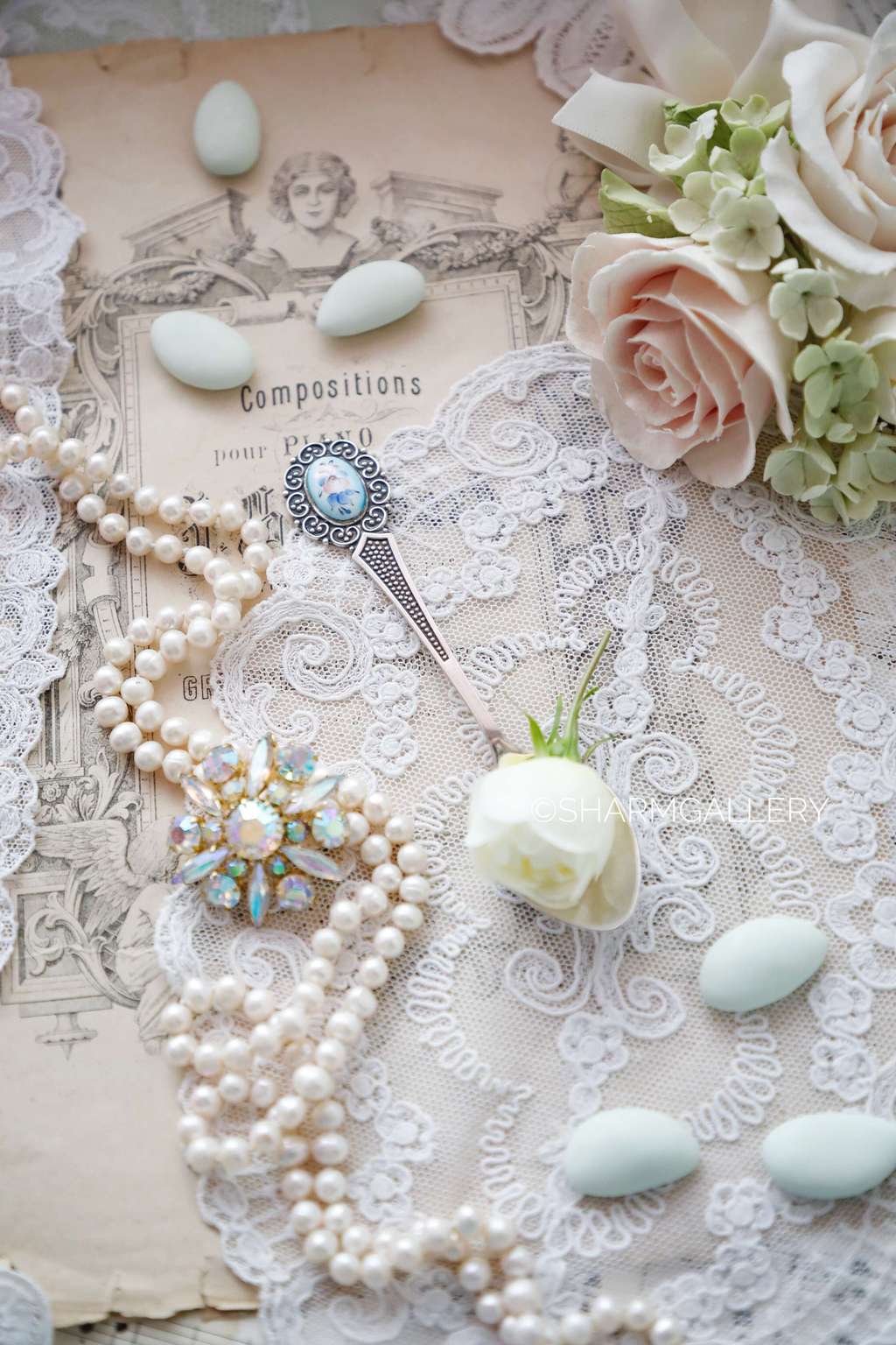 Чайная ложка финифть мельхиор с серебрением, мк4.