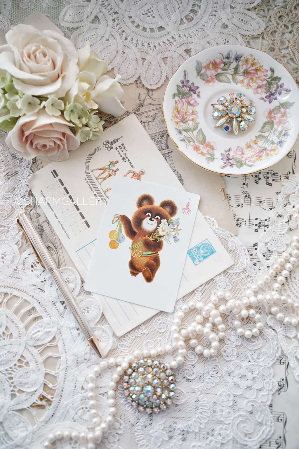 Календарик 1980г., "Олимпийский Мишка", Олимпиада 80 СССР.