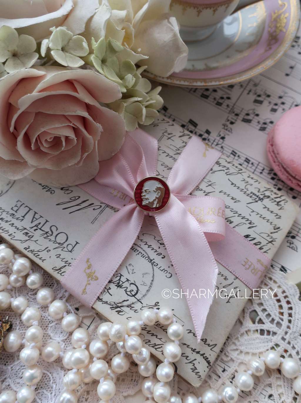 Советский значок В.И.Ленин металл, СССР.