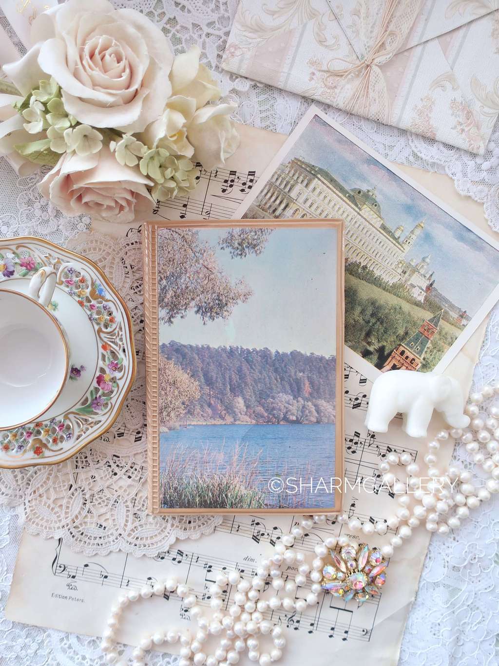 Записная книжка 16см. + открытка СССР.