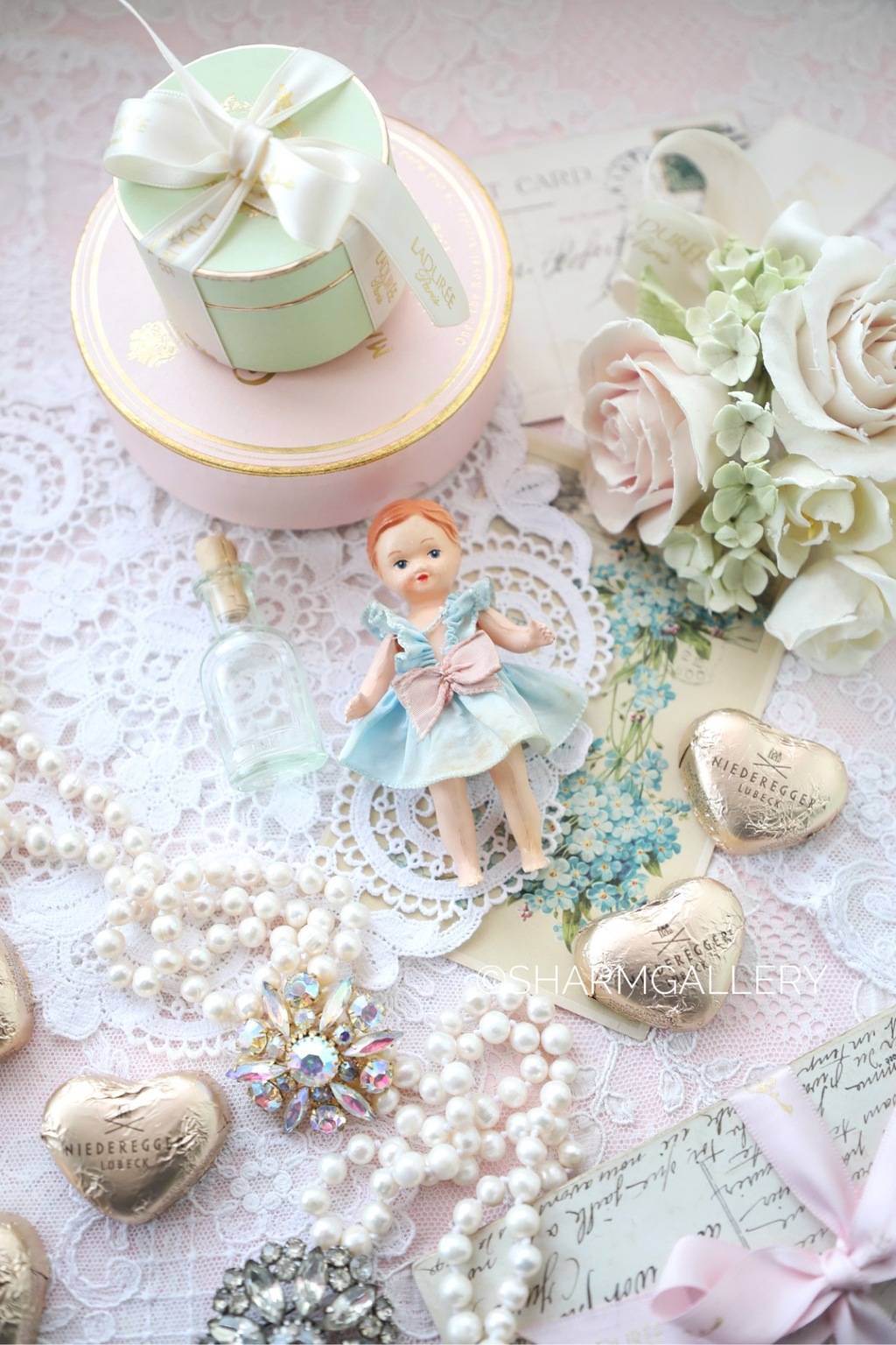 Старинная Куколка/Пупсик 10см., HORLAVE целлулоид, Чехословакия