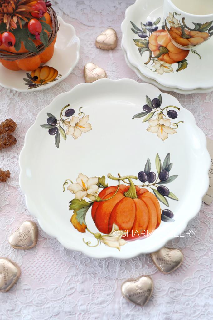 Тарелка 26,5см. «Тыква» керамика NUOVA Италия.