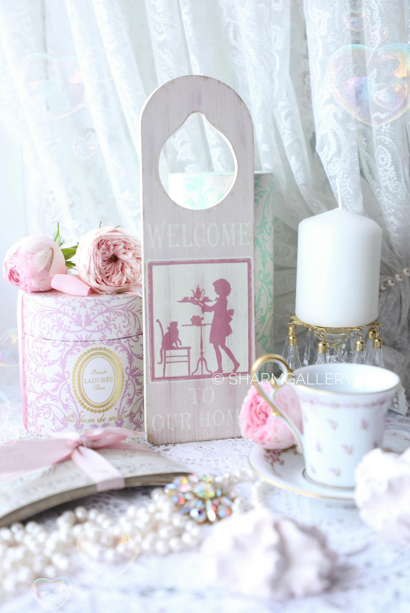 Деревянная табличка для двери «Welcome to our home», Англия