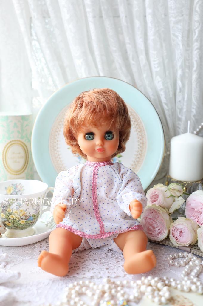 Кукла шатенка в родной одежде 30см., ГДР. Сохран!
