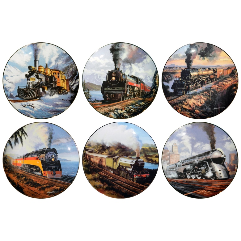 Паравозы от  художника Nicolas Trudgian