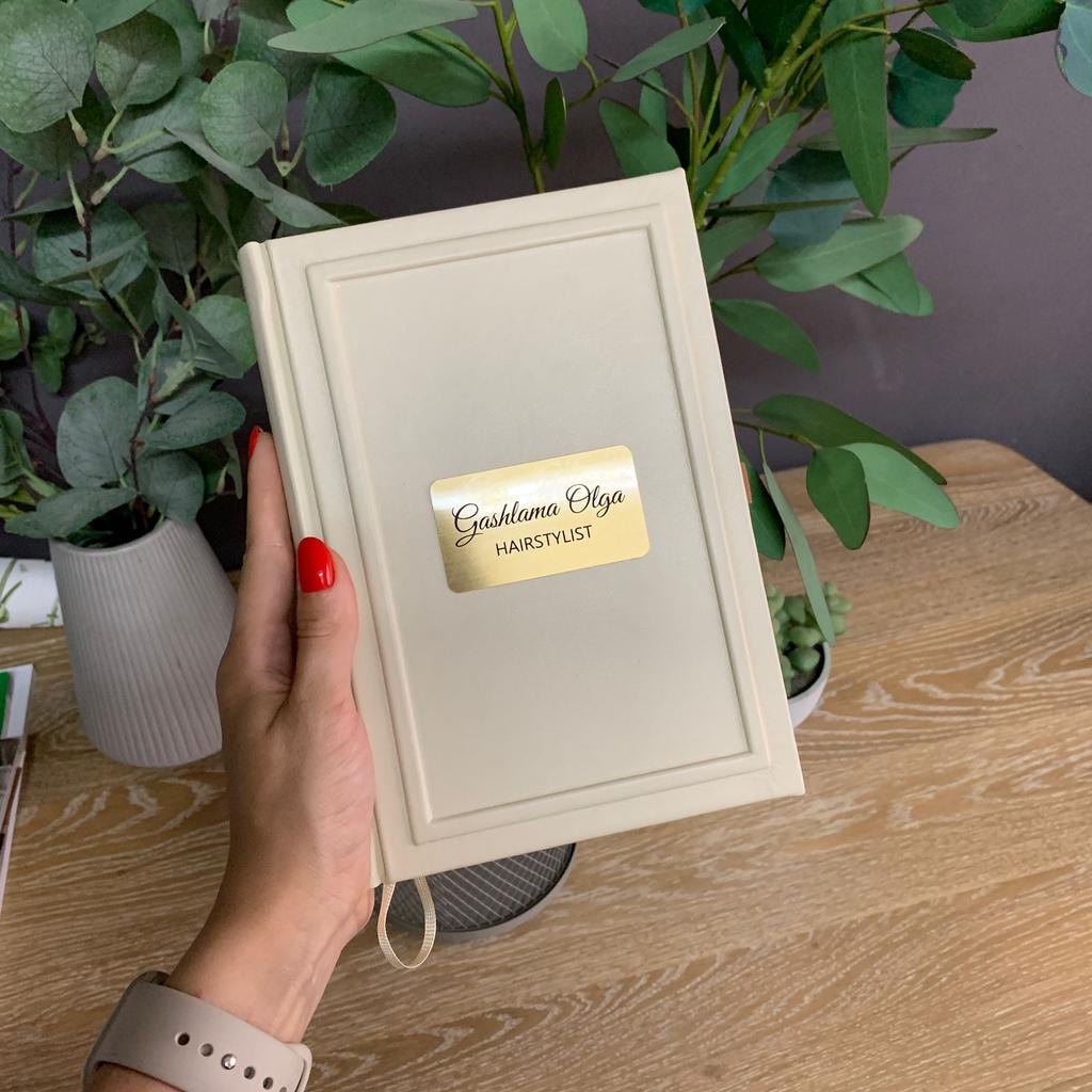 Ежедневник ручной работы в натуральной