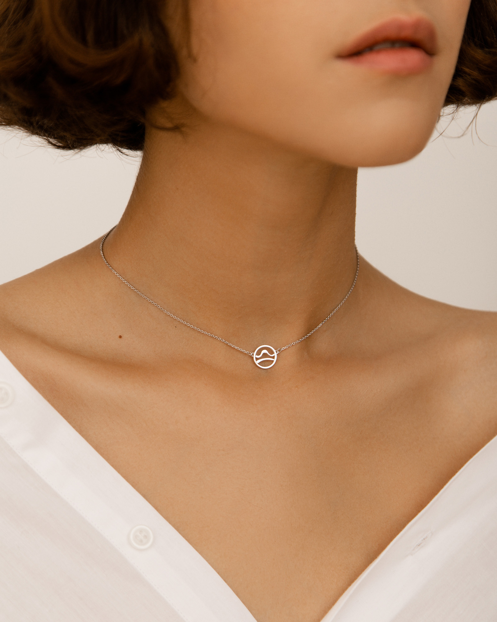 Золотая подвеска знак зодиака Весы