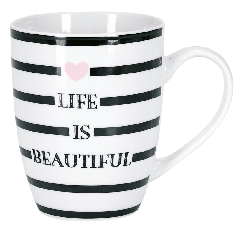 Miss Etoile чашка Life is beautiful 250 ml