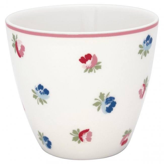 GreenGate чашка латте Viola white 250 мл