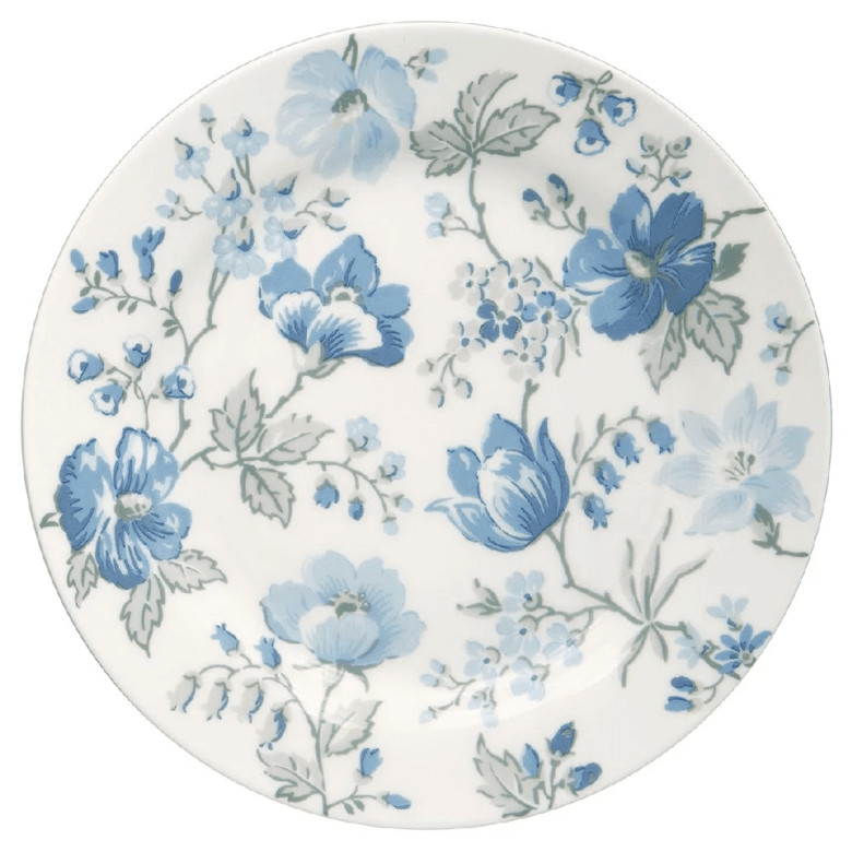 Greengate тарелка Donna blue 20см