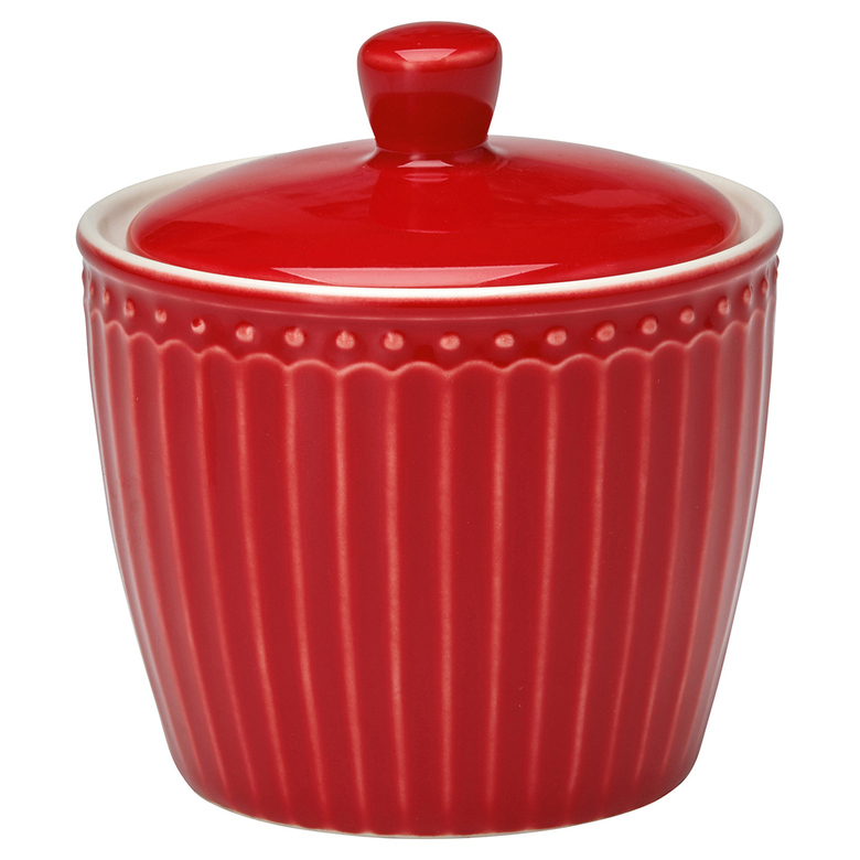 Greengate сахарница Alice red