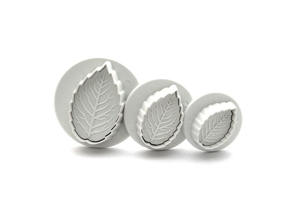 Набор плунжеров кондитерских "Лист большой", 3 шт