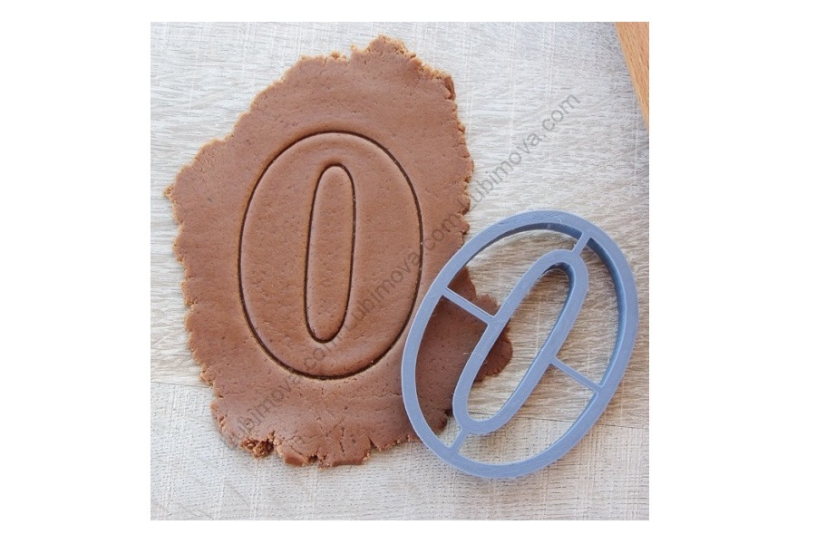 Форма Цифра 0, 10 см