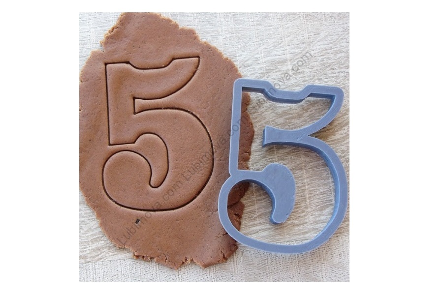 Форма Цифра 5, 10 см