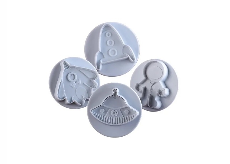 Набор плунжеров кондитерских "НЛО", 4 шт