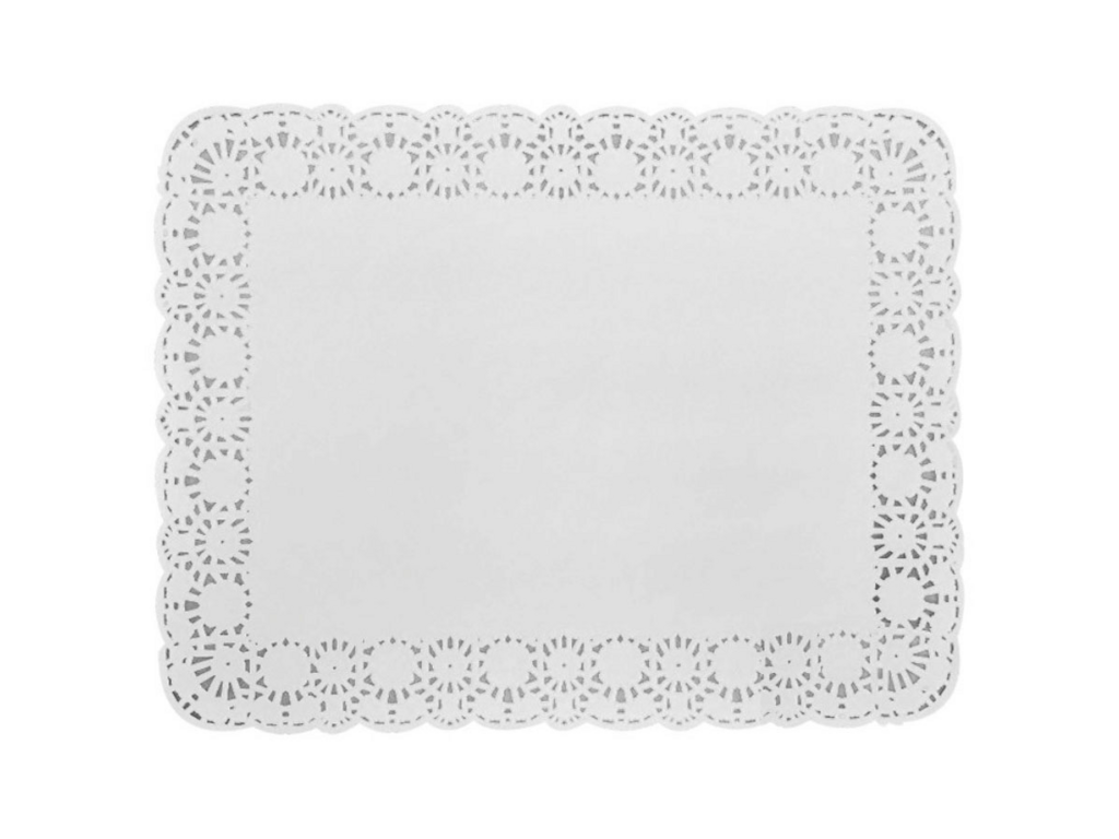 Салфетки бумажные ажурные 25*37 см (10 шт)