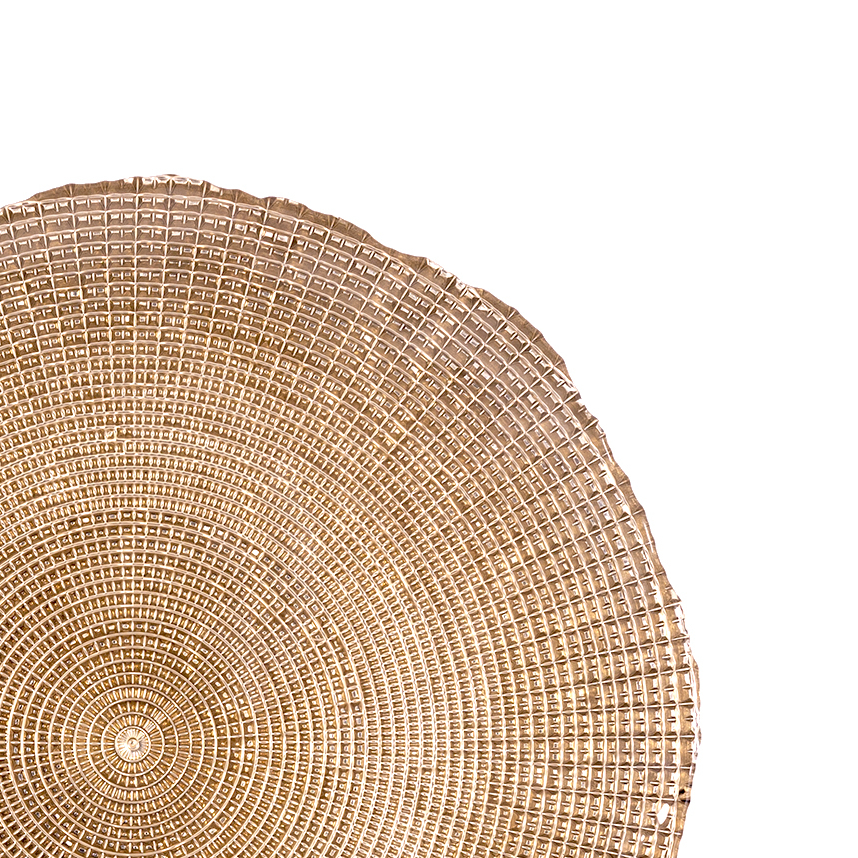 Декоративное стеклянное блюдо (D-32 см)