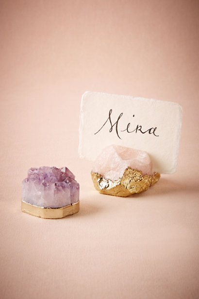 Подставка для карточек из кристалла аметиста