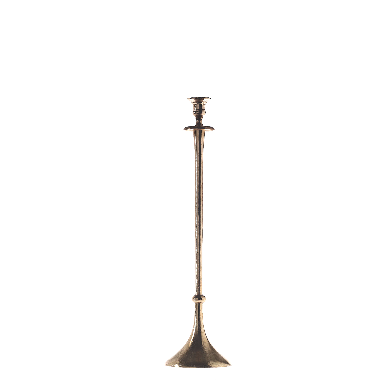 Высокий металлический подсвечник (Н-56 см)