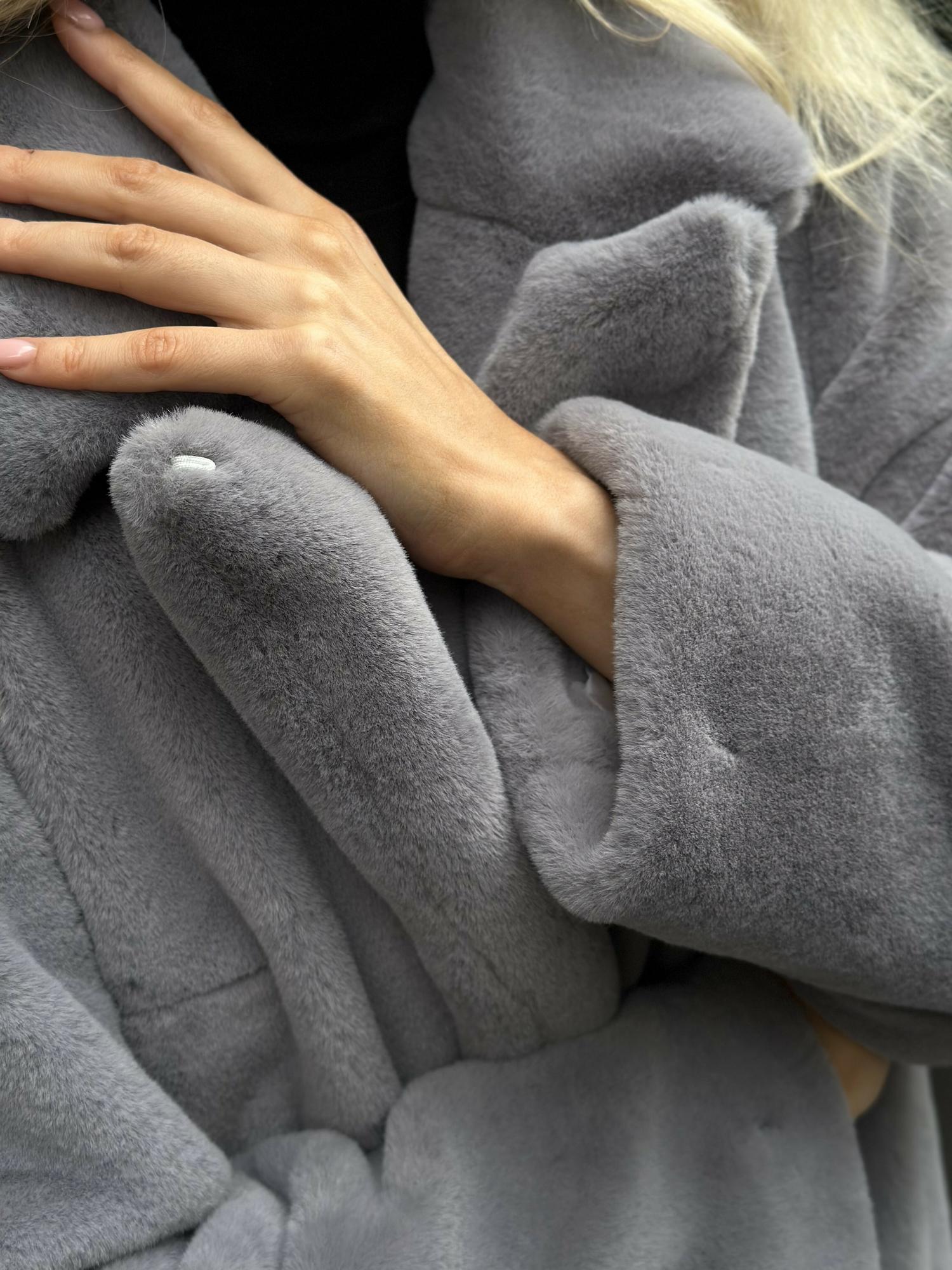 Экошуба Модель Халат TOP Colors Топовый Серый