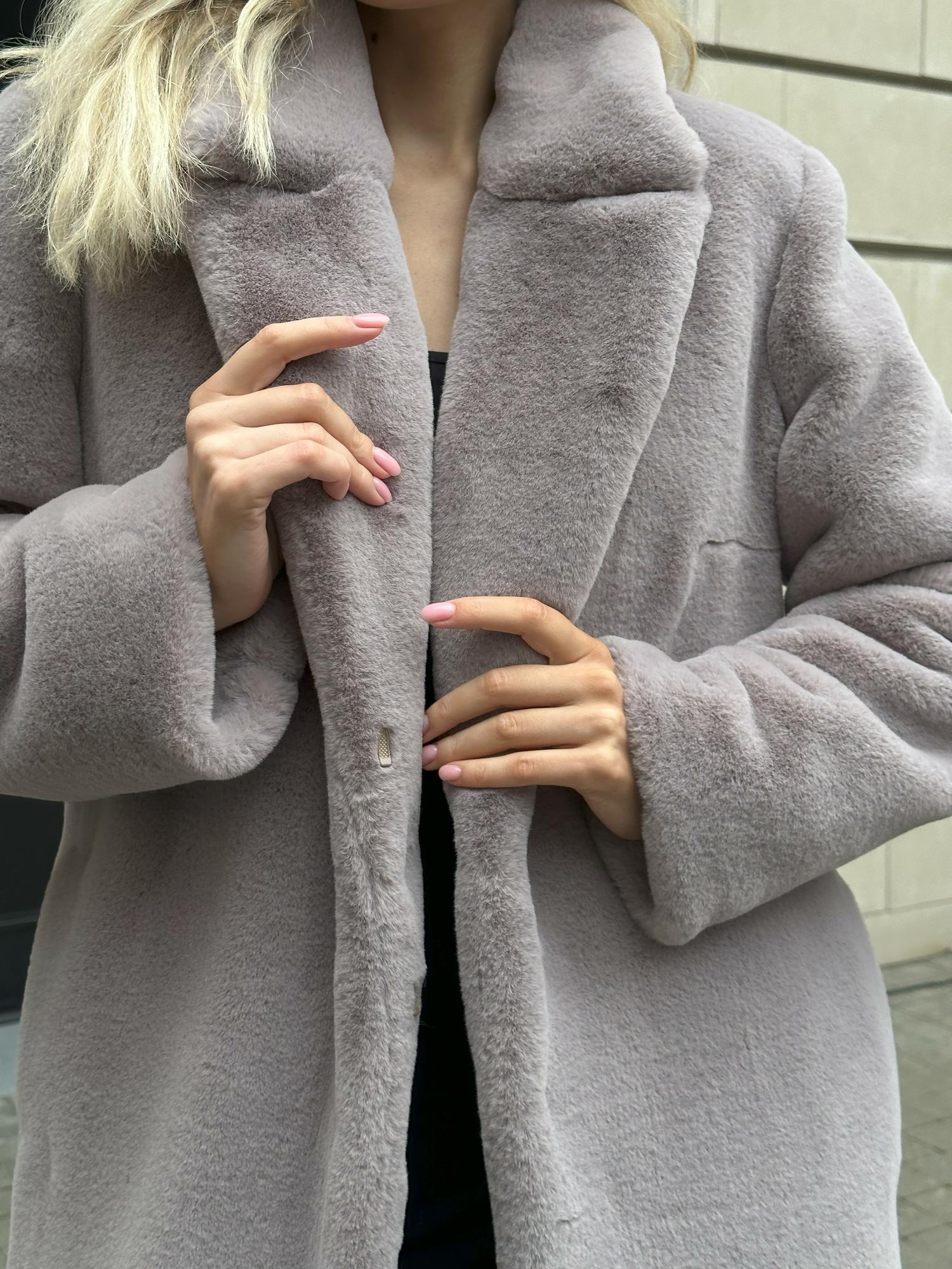 Экошуба Модель Халат Кофейный