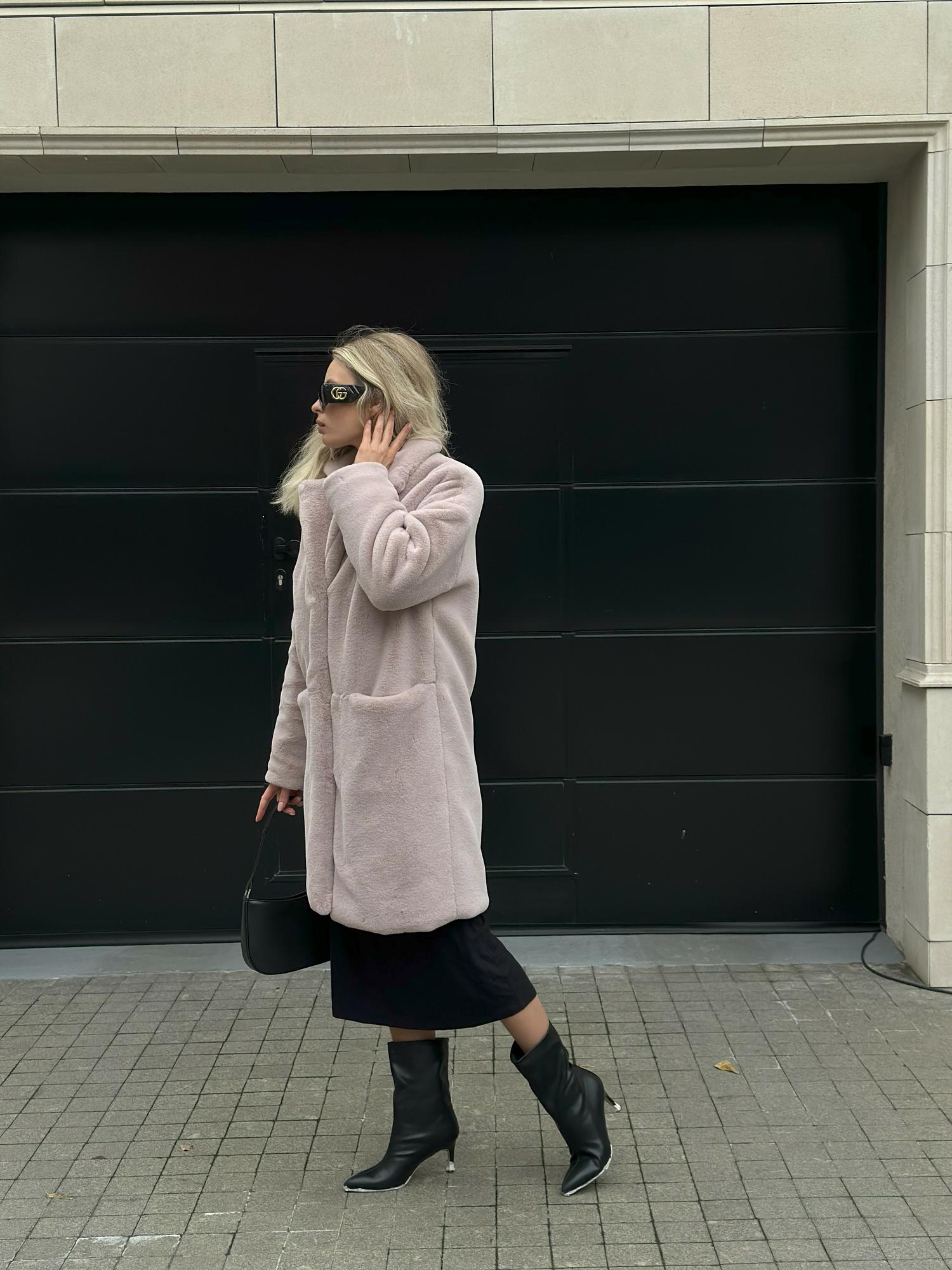 Экошуба Модель Кокон Пудровый