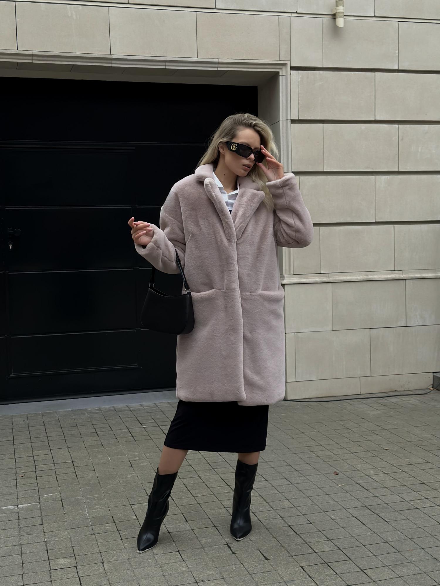 Экошуба Модель Кокон Пудровый