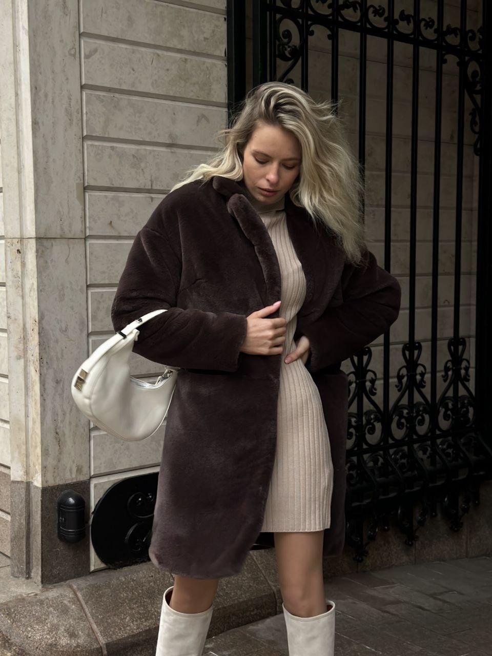 Экошуба Модель Кокон Шоколад