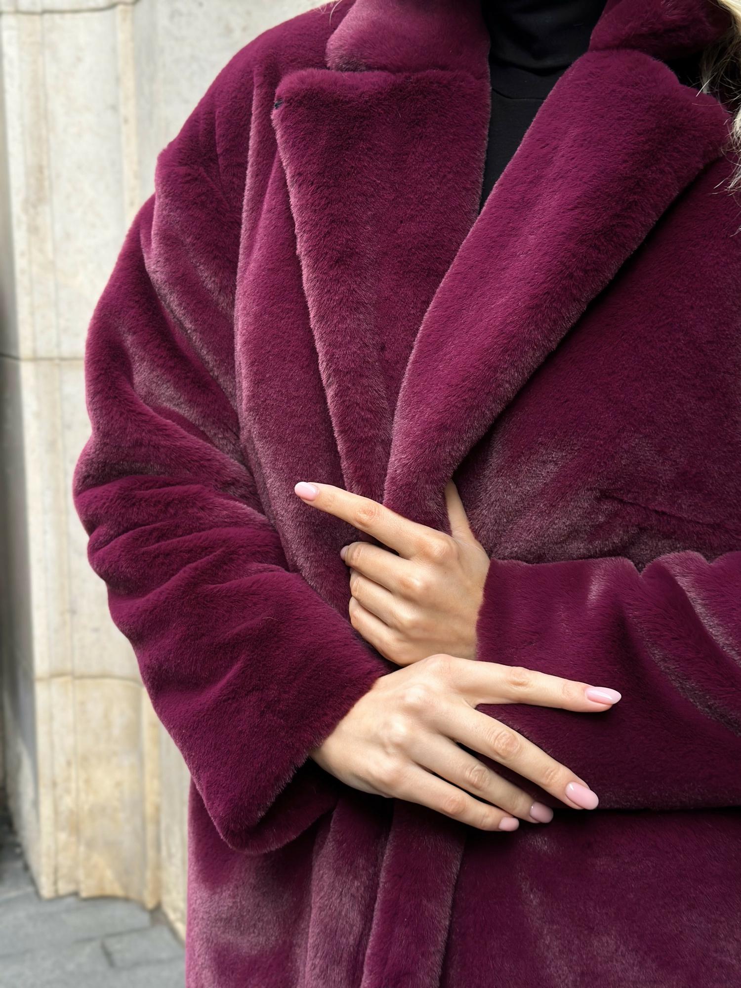 Экошуба Модель Кокон Яркая вишня