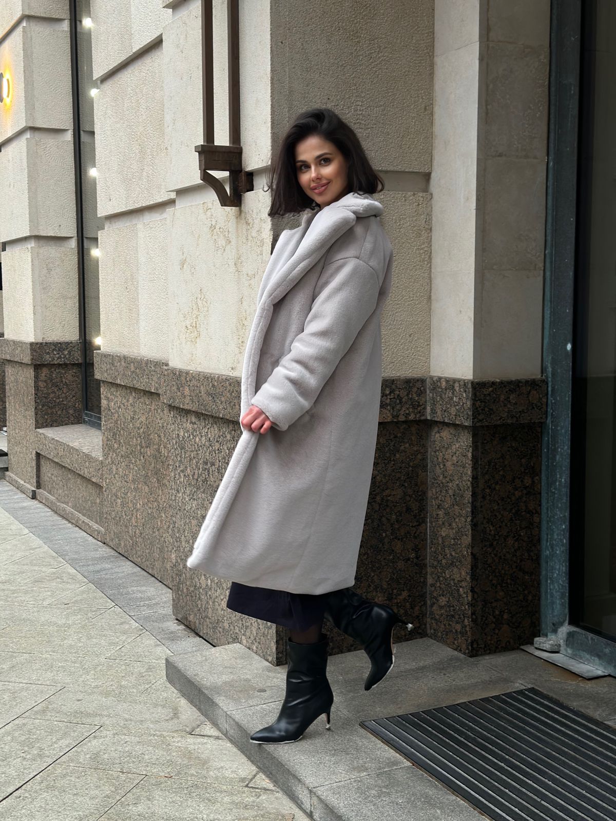 Экошуба Свободная Жемчужный