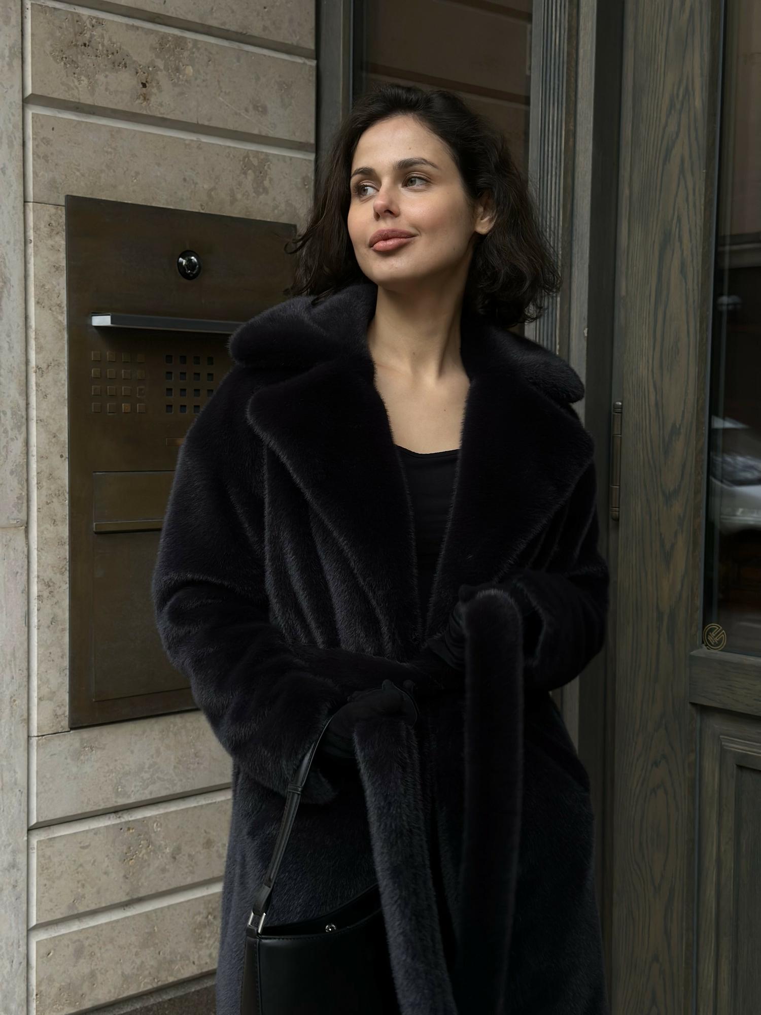 Экошуба Свободная Премиум норка Графит