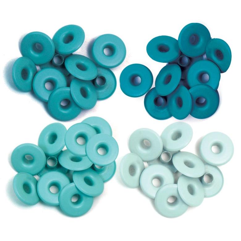 Набор люверсов широкие  Aqua /40/Pkg