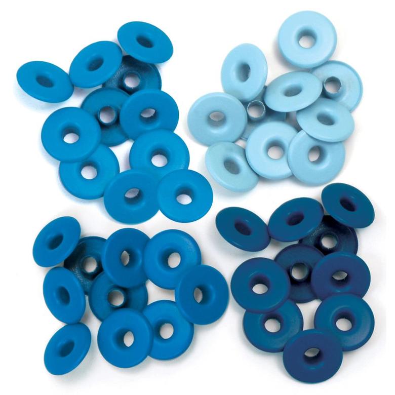 Набор люверсов широкие  Blue/40/Pkg