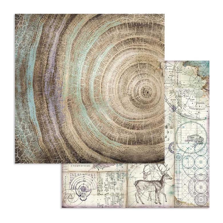 Лист бумаги двухсторонний Cosmos Knots Stamperia 12 "X12" (2)