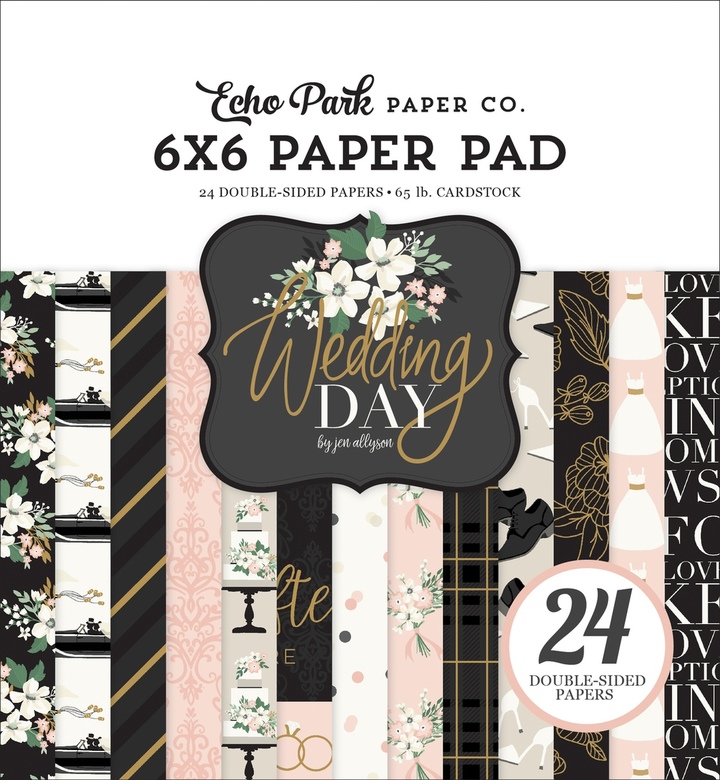 1/2 Набор бумаги Echo Park "Wedding day"  15*15 см