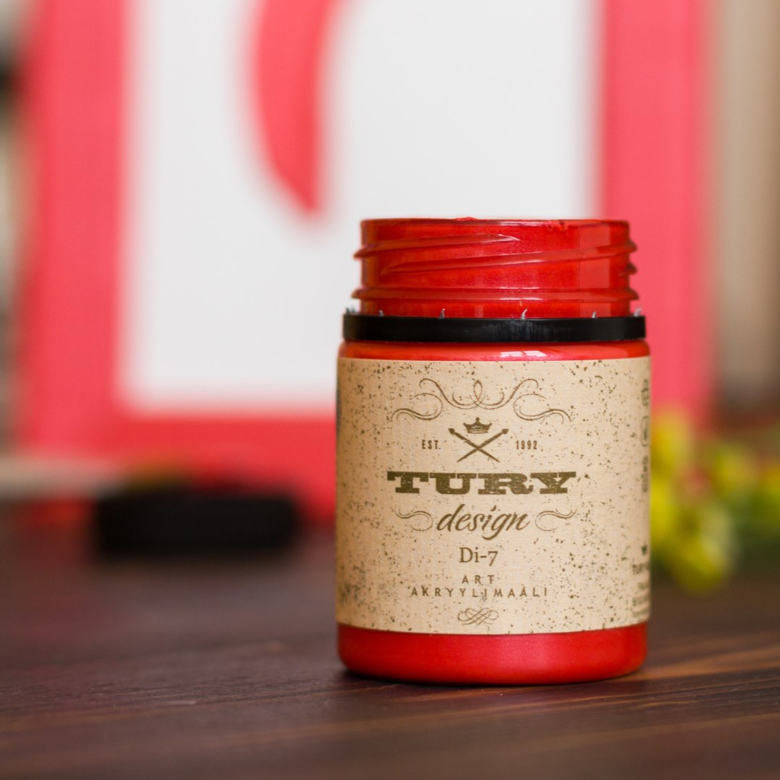 Краска акриловая Aturi Design DI-7 красный 01-1