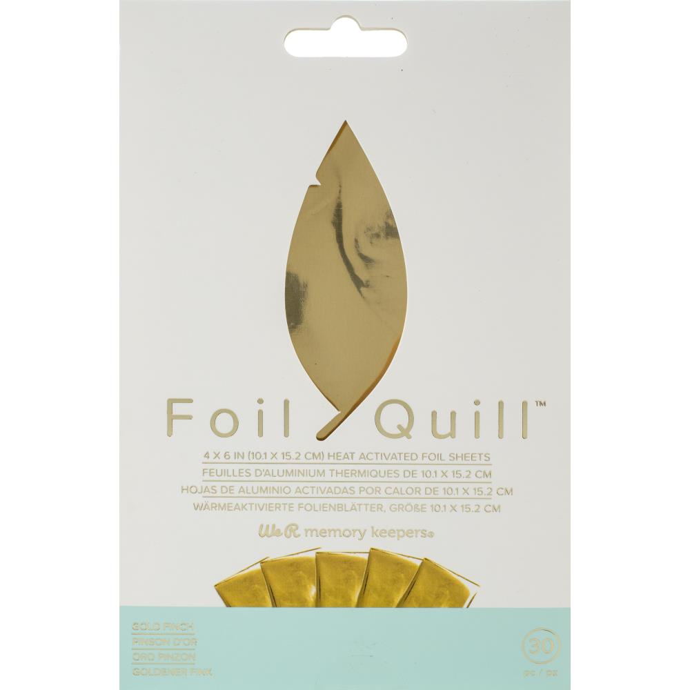 Листы фольги для Foil Quill - "Золото" - Gold Finch - 10.1х15.2 см - 30 шт